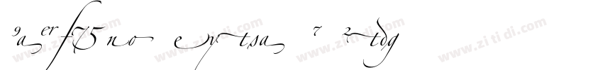 Zapfino Extra X Std字体转换